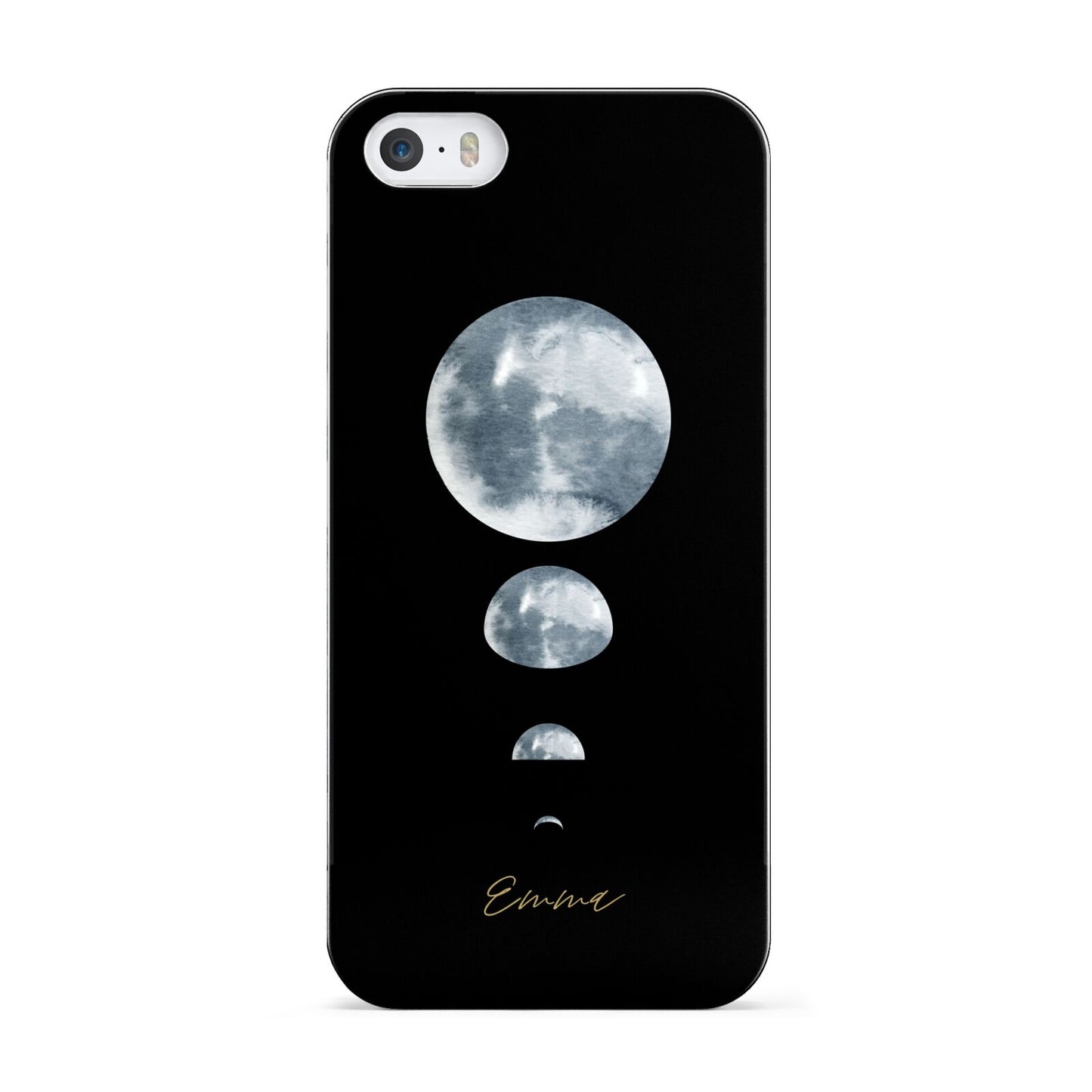 Personalised Moon Phases Apple iPhone 5 Case