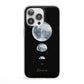 Personalised Moon Phases iPhone 13 Pro Clear Bumper Case