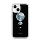 Personalised Moon Phases iPhone 14 Clear Tough Case Starlight