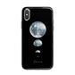 Personalised Moon Phases iPhone X Bumper Case on Silver iPhone Alternative Image 1