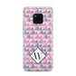 Personalised Mother Of Pearl Monogram Letter Huawei Mate 20 Pro Phone Case