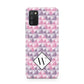 Personalised Mother Of Pearl Monogram Letter Samsung A02s Case