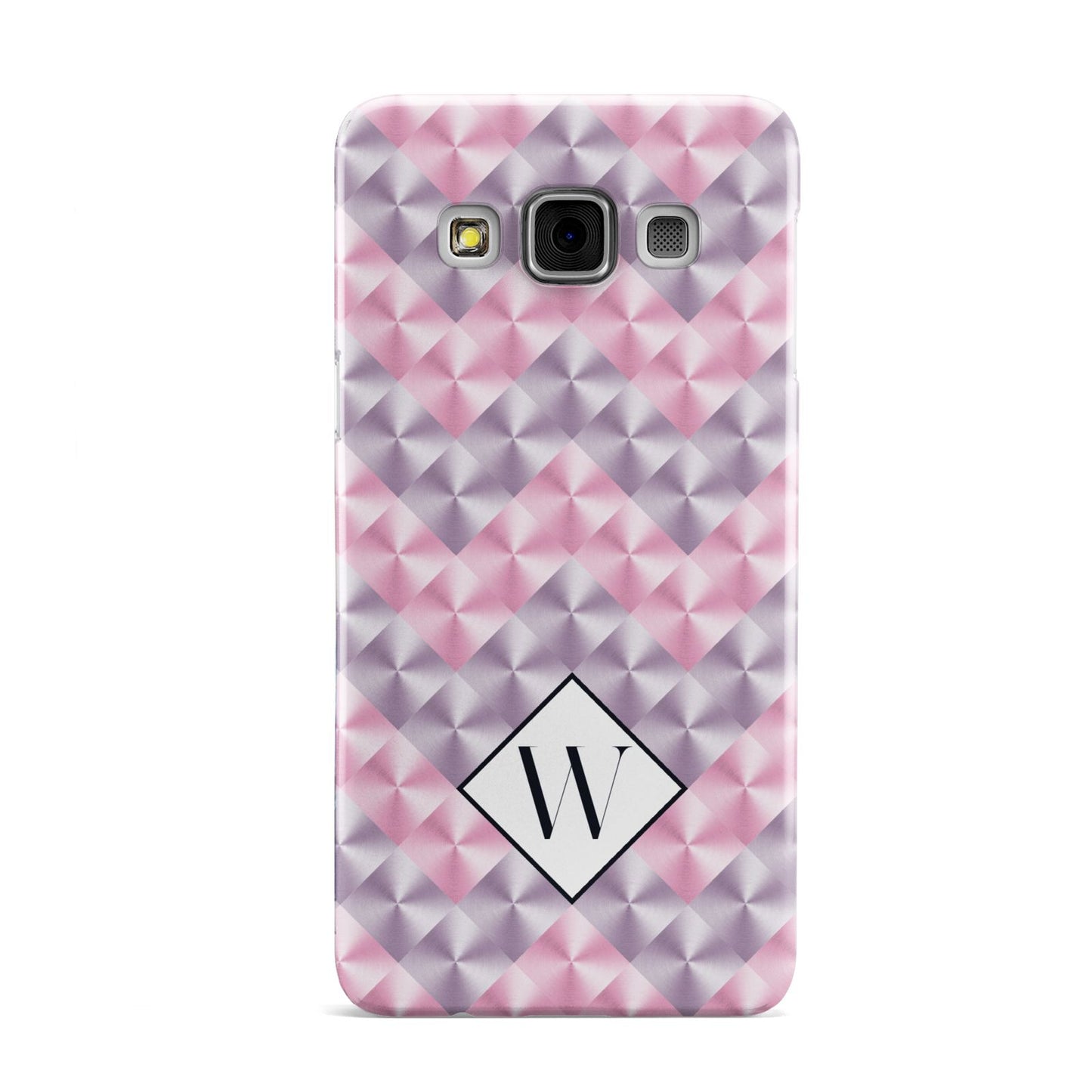 Personalised Mother Of Pearl Monogram Letter Samsung Galaxy A3 Case
