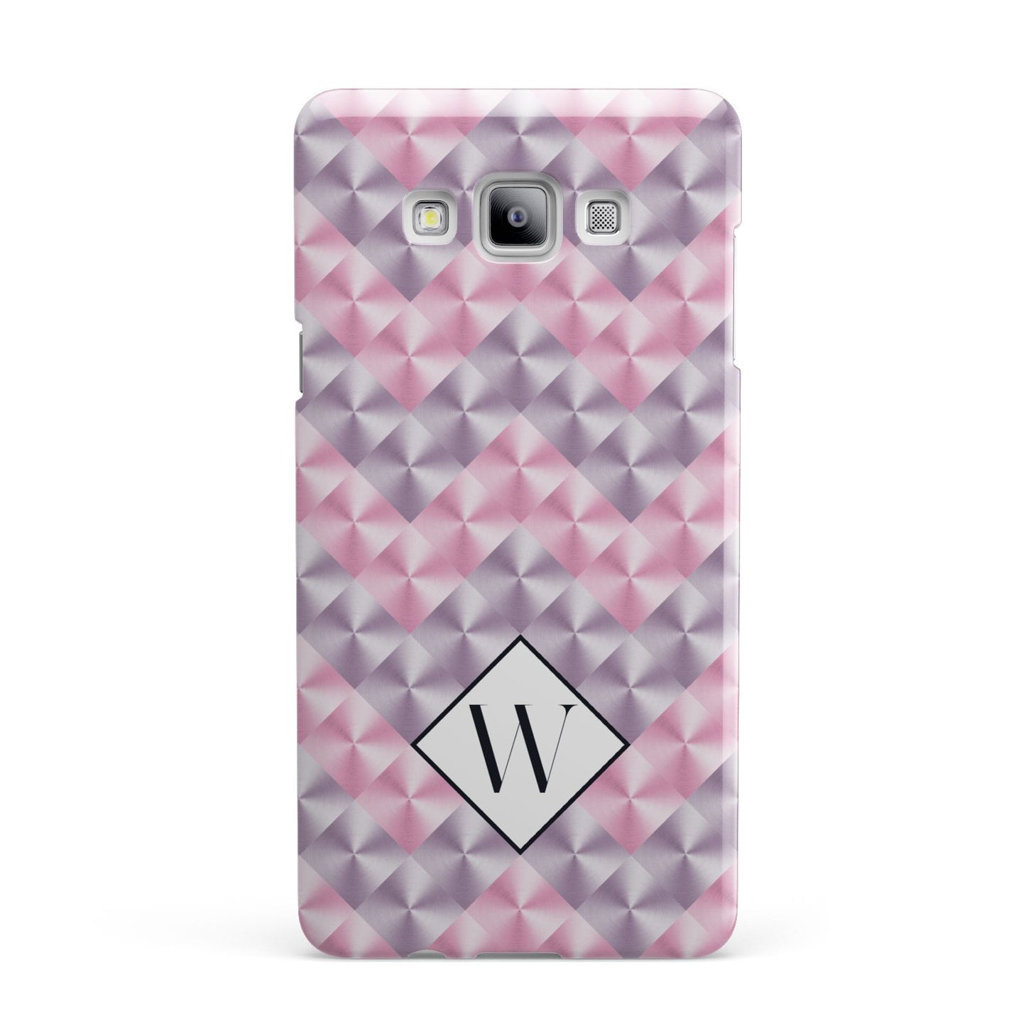 Personalised Mother Of Pearl Monogram Letter Samsung Galaxy A7 2015 Case