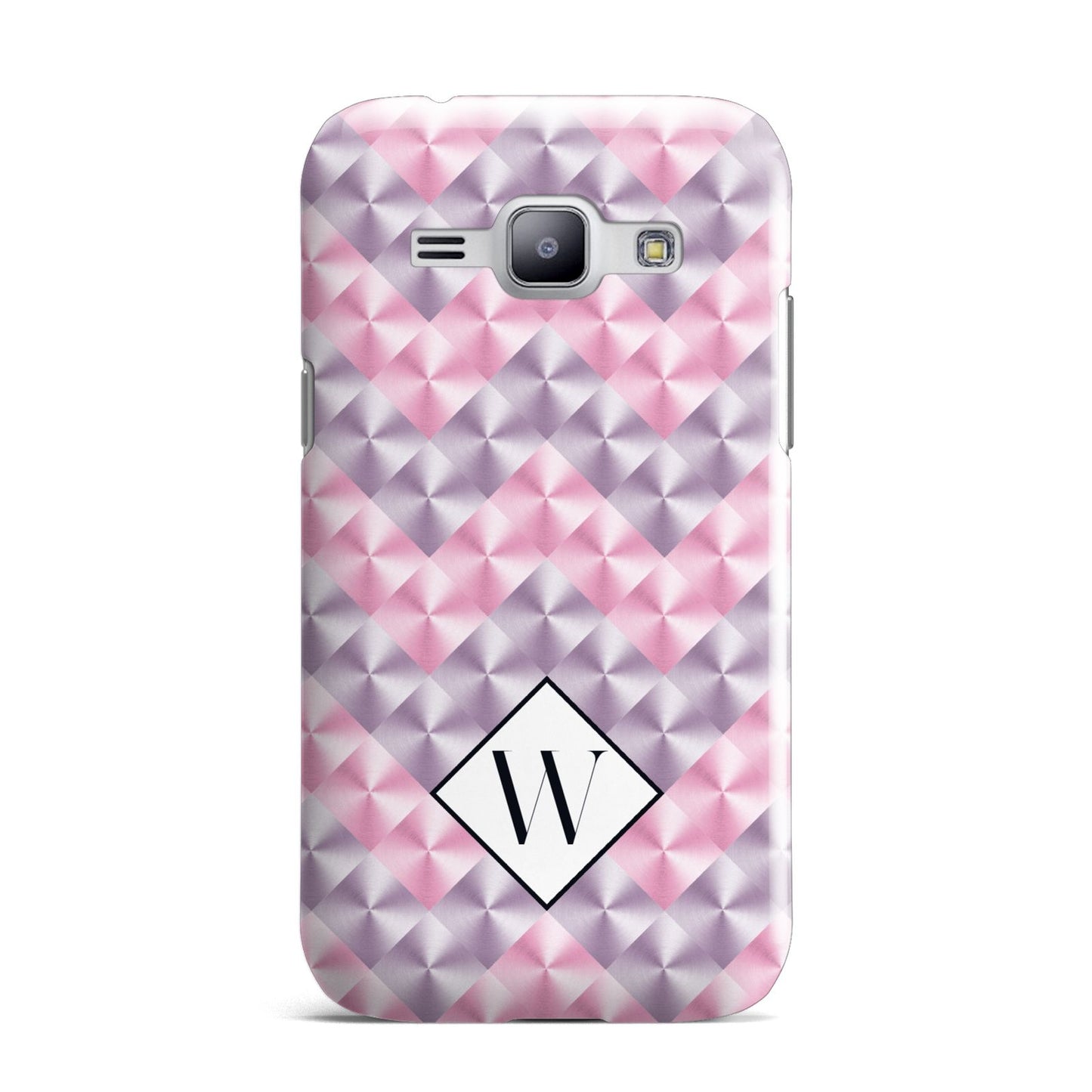 Personalised Mother Of Pearl Monogram Letter Samsung Galaxy J1 2015 Case