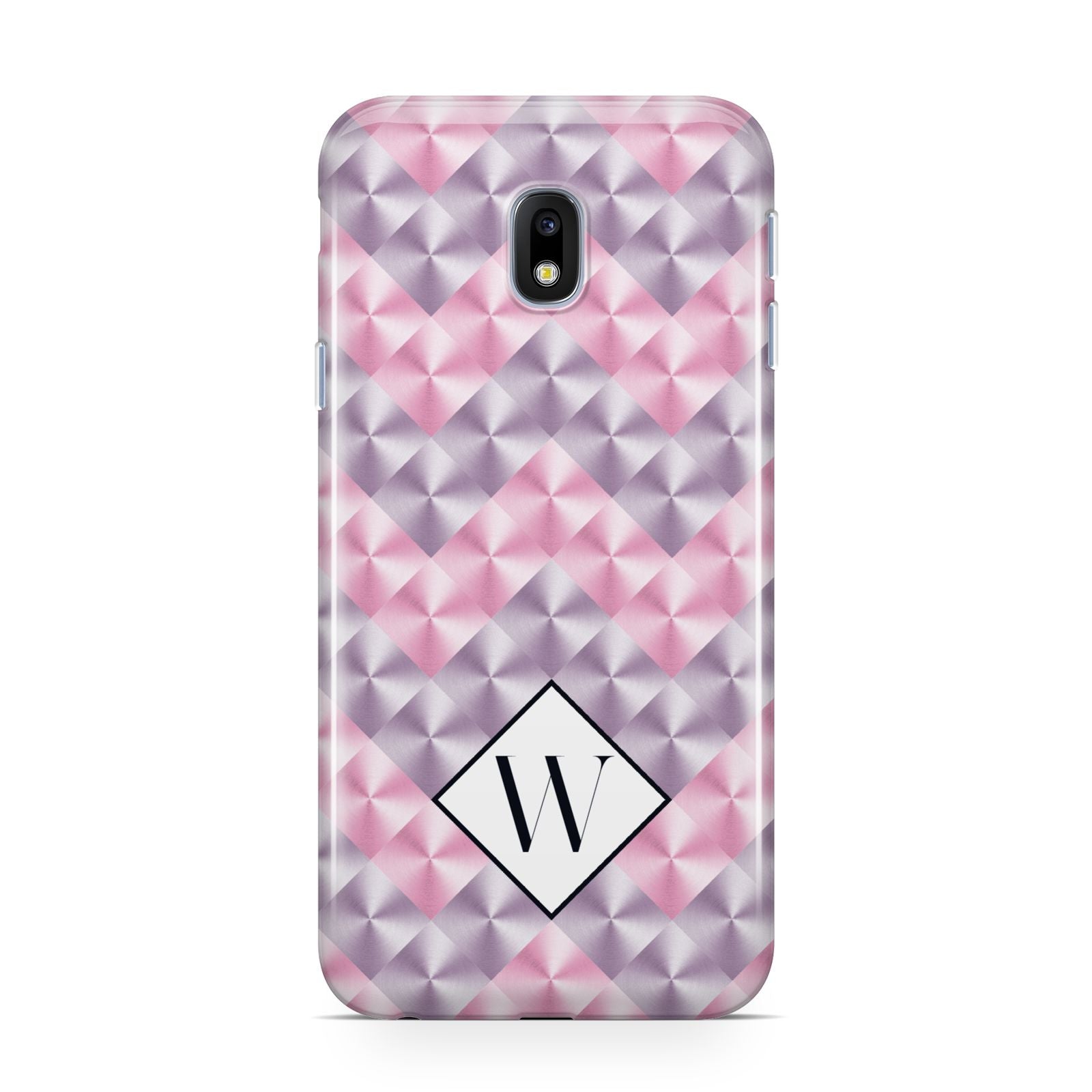 Personalised Mother Of Pearl Monogram Letter Samsung Galaxy J3 2017 Case