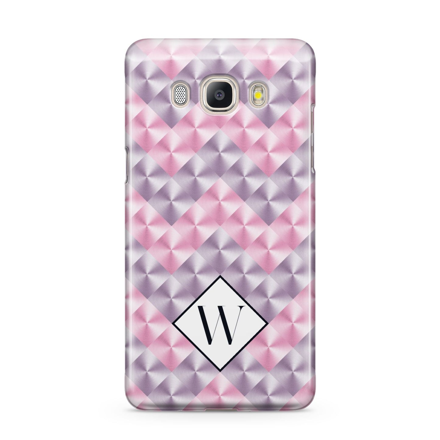 Personalised Mother Of Pearl Monogram Letter Samsung Galaxy J5 2016 Case