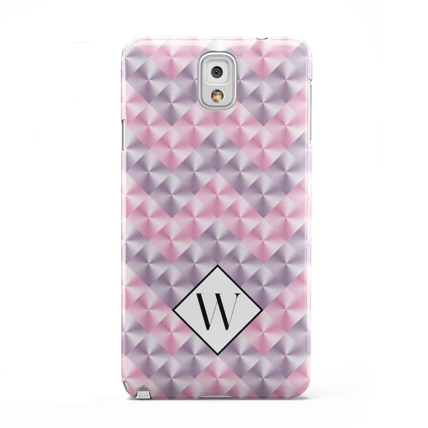 Personalised Mother Of Pearl Monogram Letter Samsung Galaxy Note 3 Case