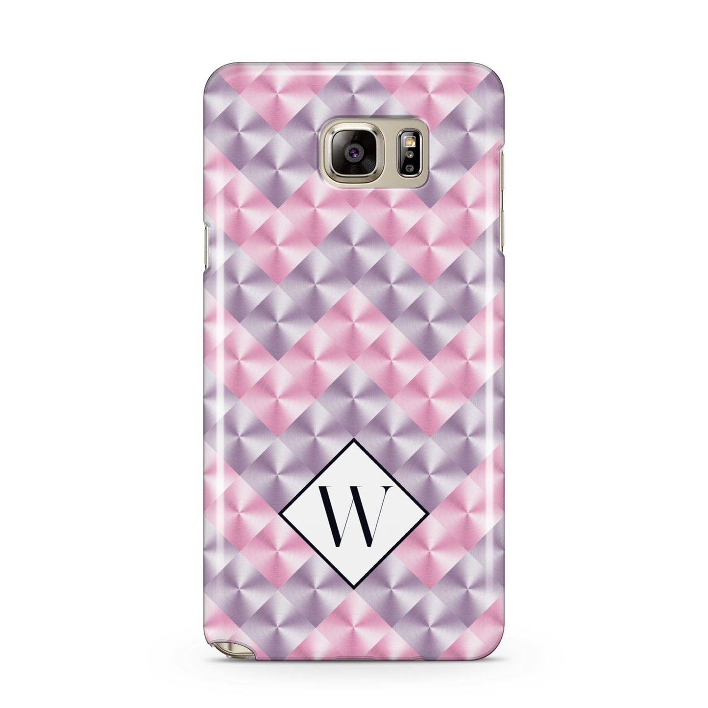 Personalised Mother Of Pearl Monogram Letter Samsung Galaxy Note 5 Case