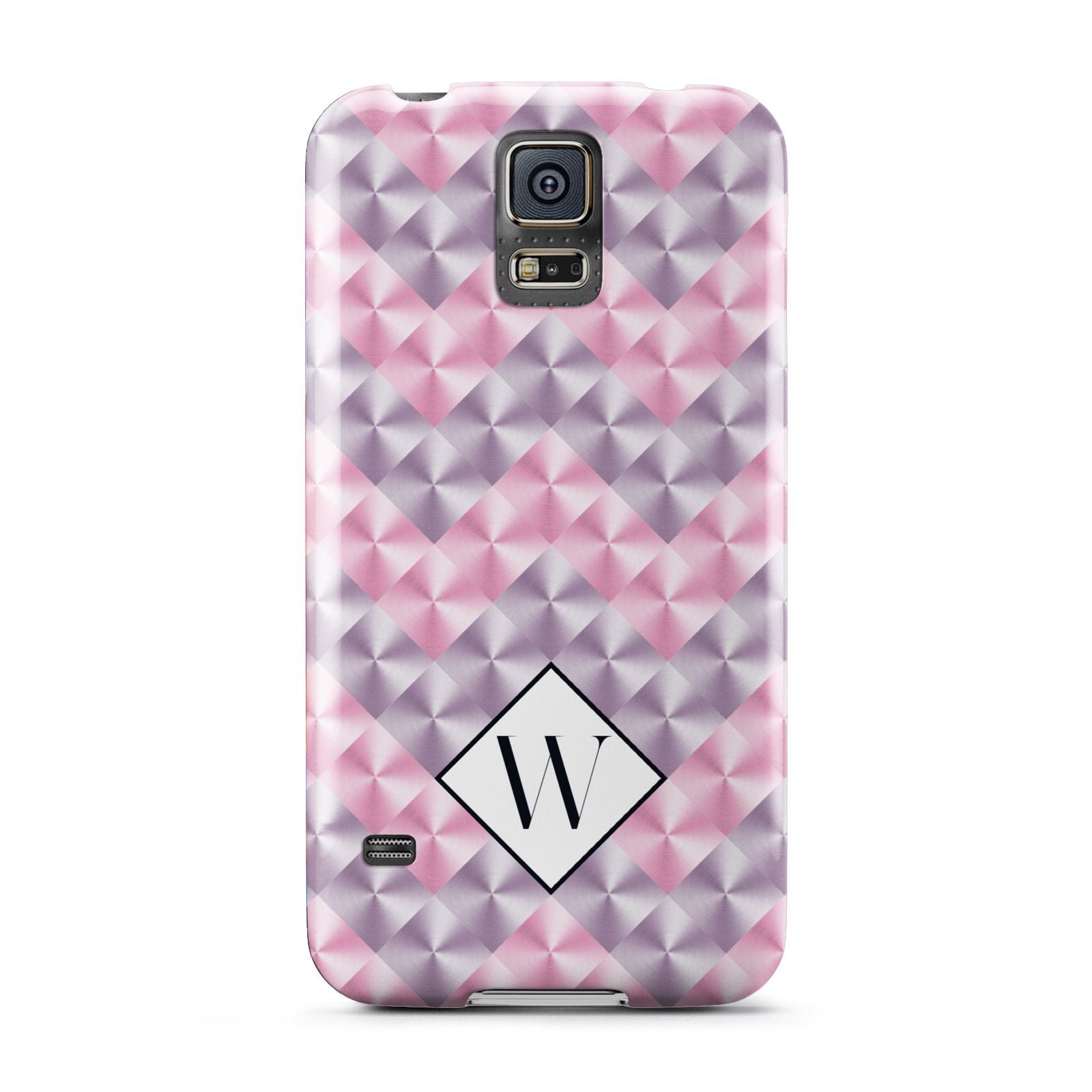Personalised Mother Of Pearl Monogram Letter Samsung Galaxy S5 Case