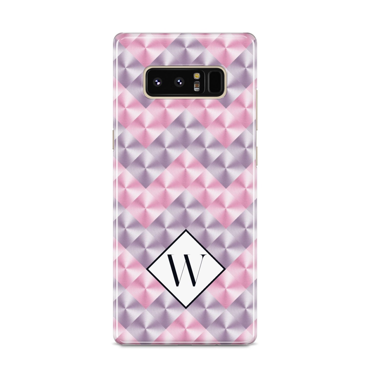 Personalised Mother Of Pearl Monogram Letter Samsung Galaxy S8 Case