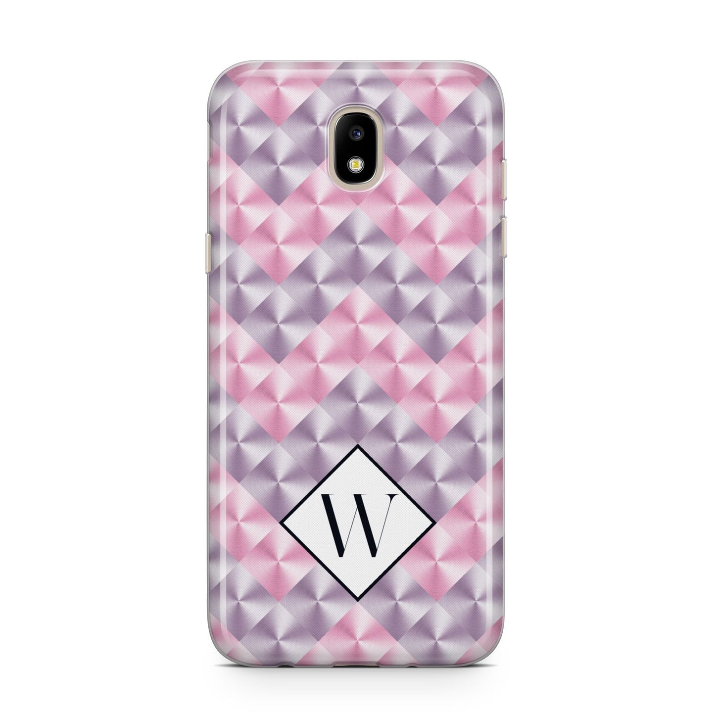 Personalised Mother Of Pearl Monogram Letter Samsung J5 2017 Case