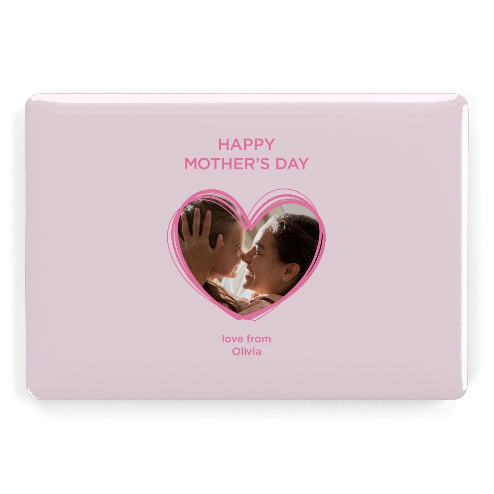 Personalised Mothers Day Photo Name Apple MacBook Case