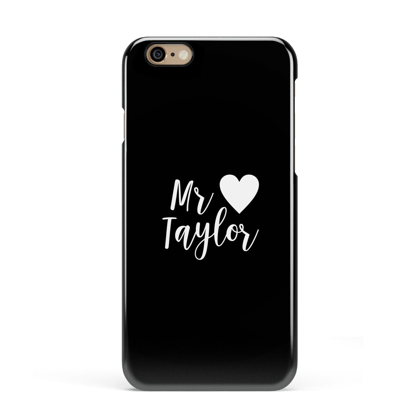 Personalised Mr Apple iPhone 6 3D Snap Case