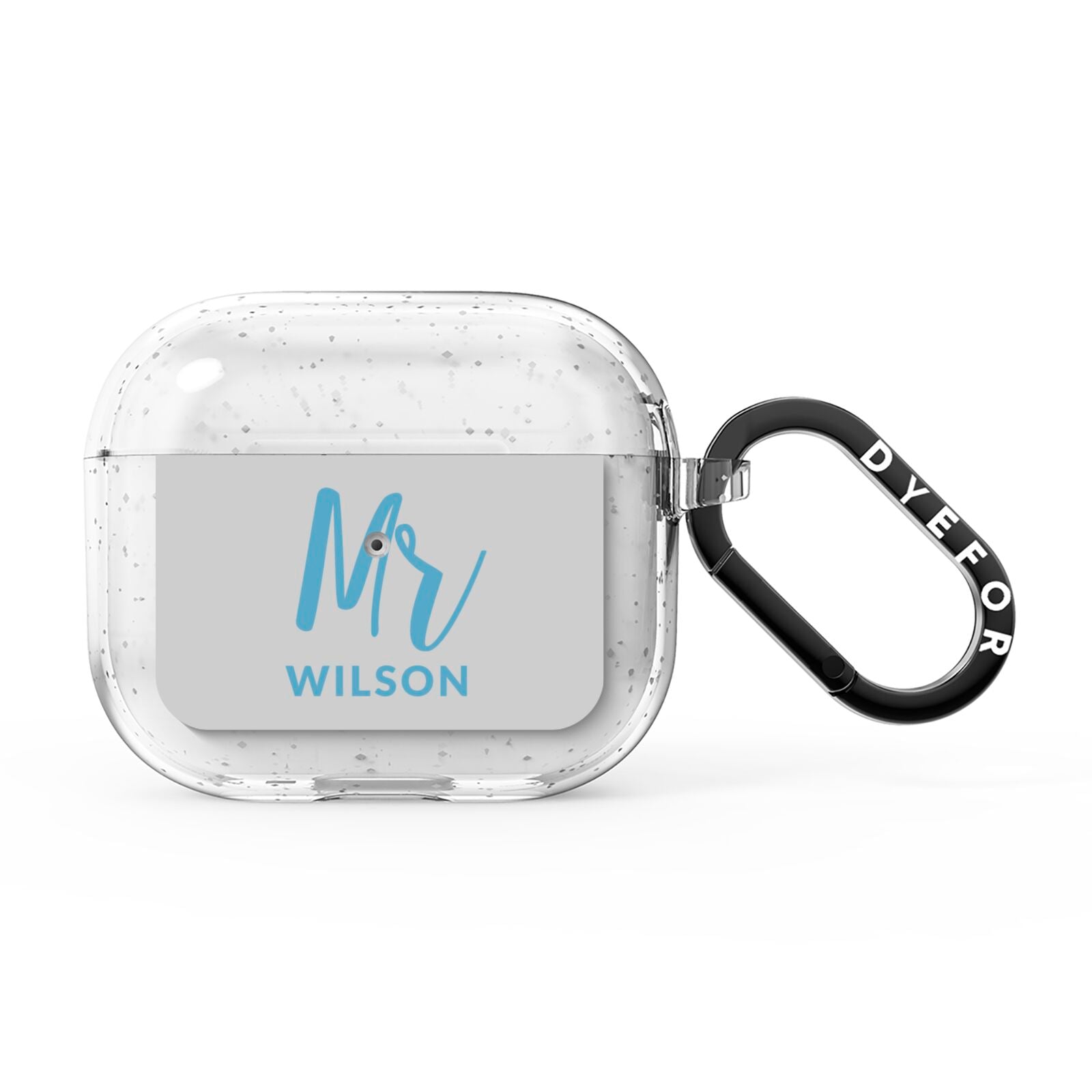 Personalised Mr Couple AirPods Glitter Case 3rd Gen