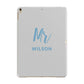 Personalised Mr Couple Apple iPad Gold Case