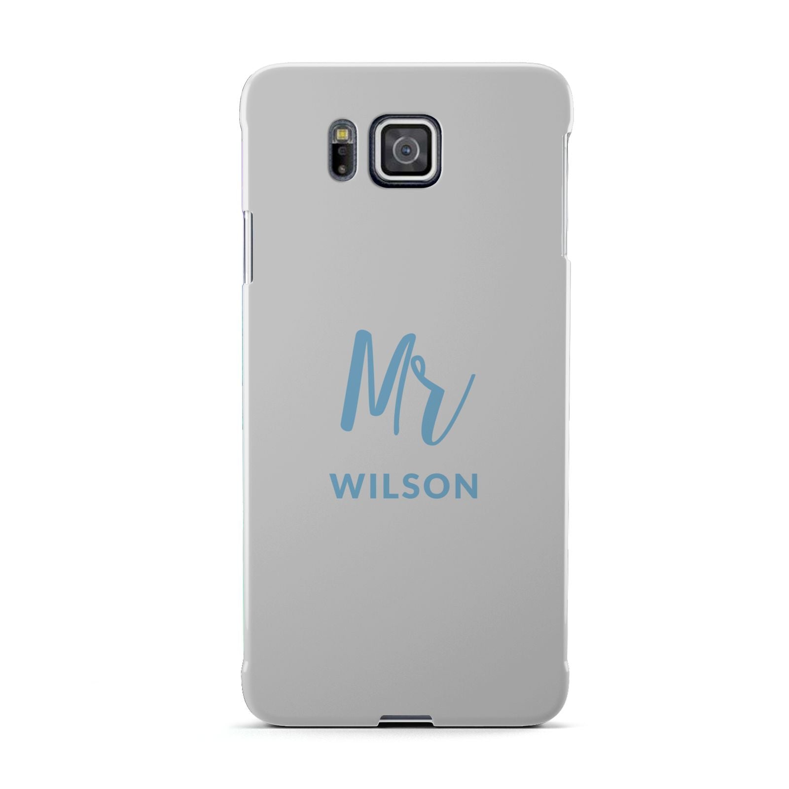 Personalised Mr Couple Samsung Galaxy Alpha Case