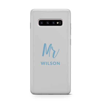 Personalised Mr Couple Samsung Galaxy S10 Case