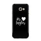 Personalised Mr Samsung Galaxy A5 2017 Case on gold phone