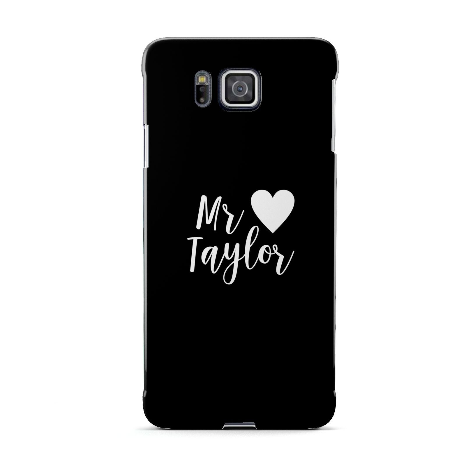 Personalised Mr Samsung Galaxy Alpha Case