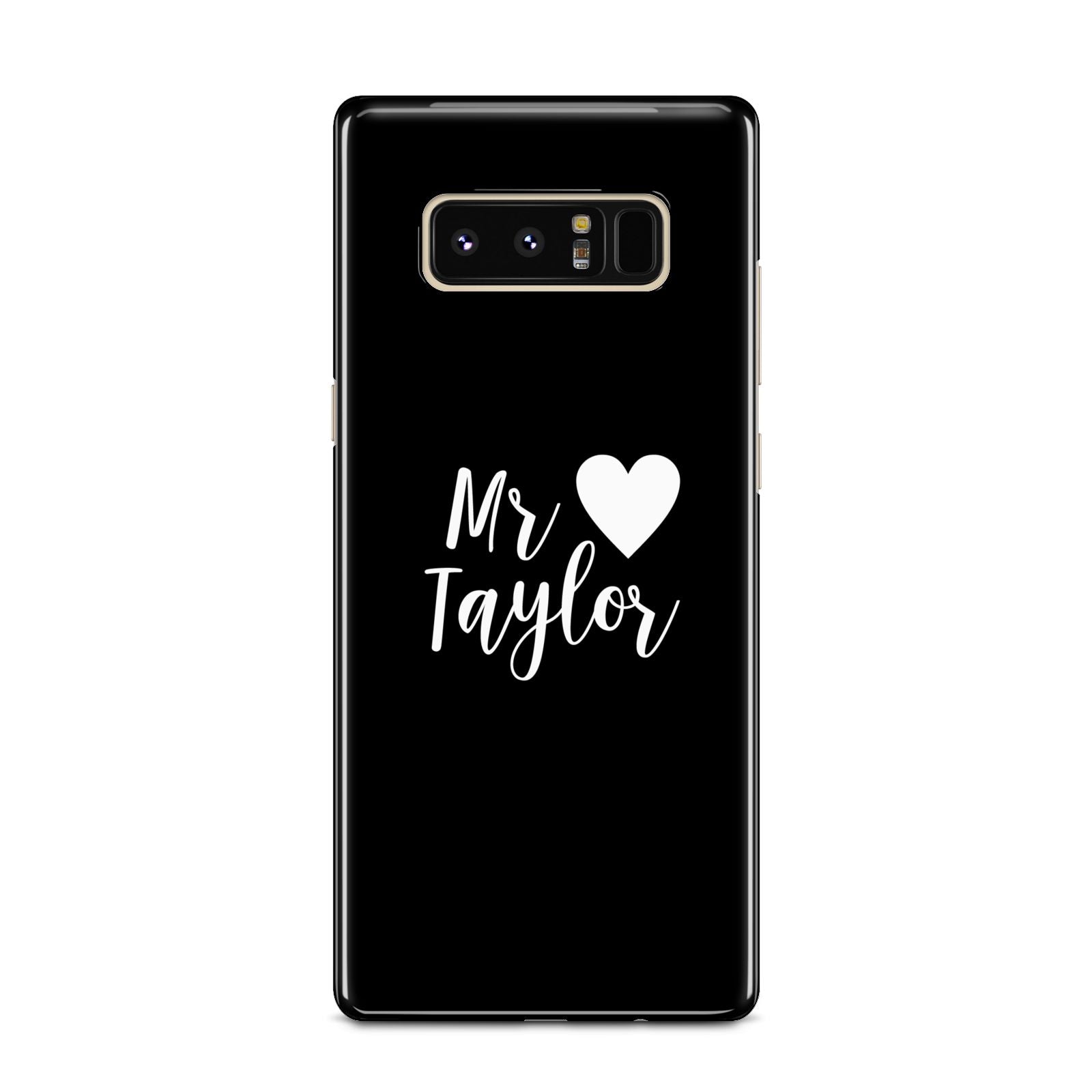 Personalised Mr Samsung Galaxy Note 8 Case