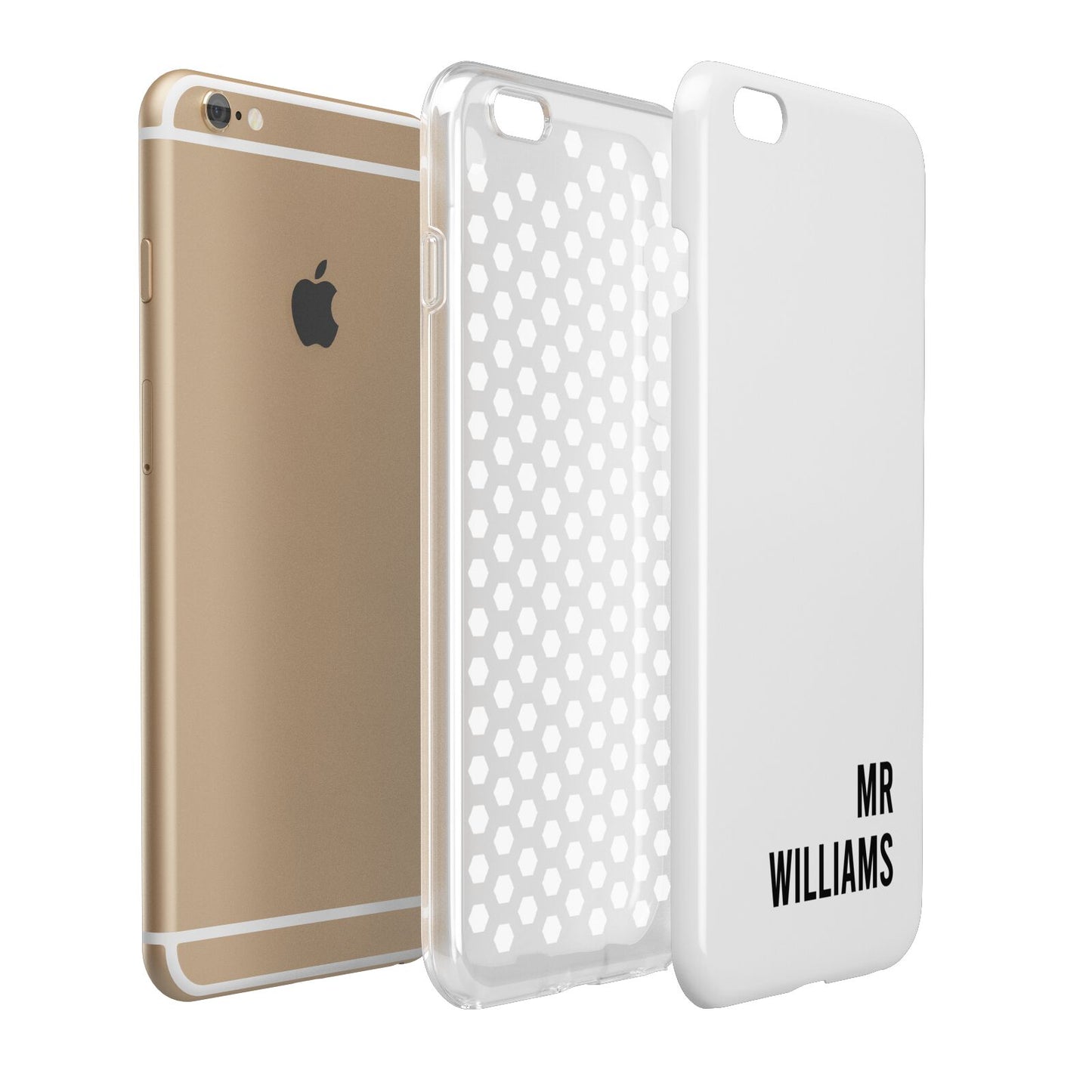 Personalised Mr Surname Apple iPhone 6 Plus 3D Tough Case Expand Detail Image
