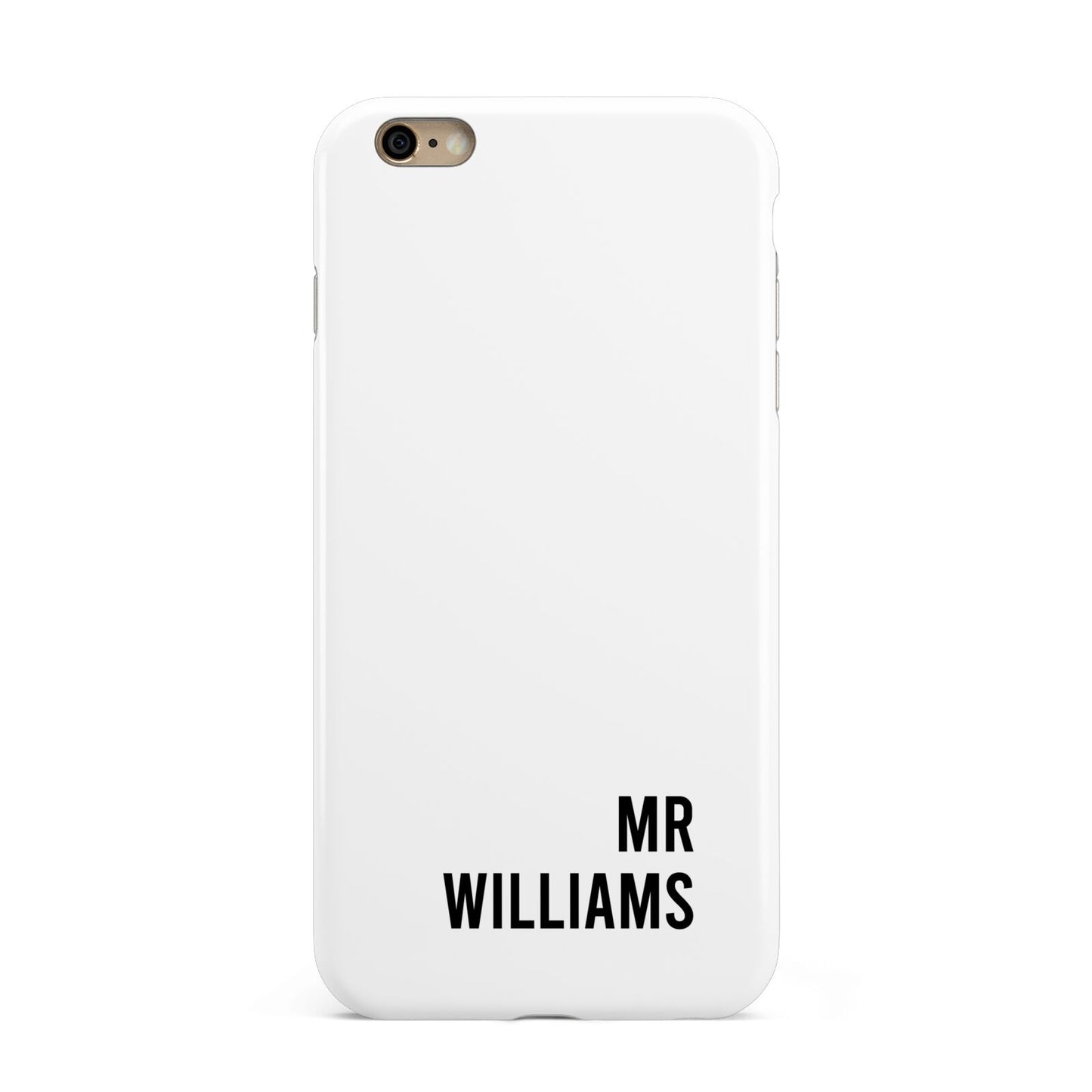 Personalised Mr Surname Apple iPhone 6 Plus 3D Tough Case