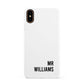 Personalised Mr Surname Apple iPhone XS 3D Snap Case