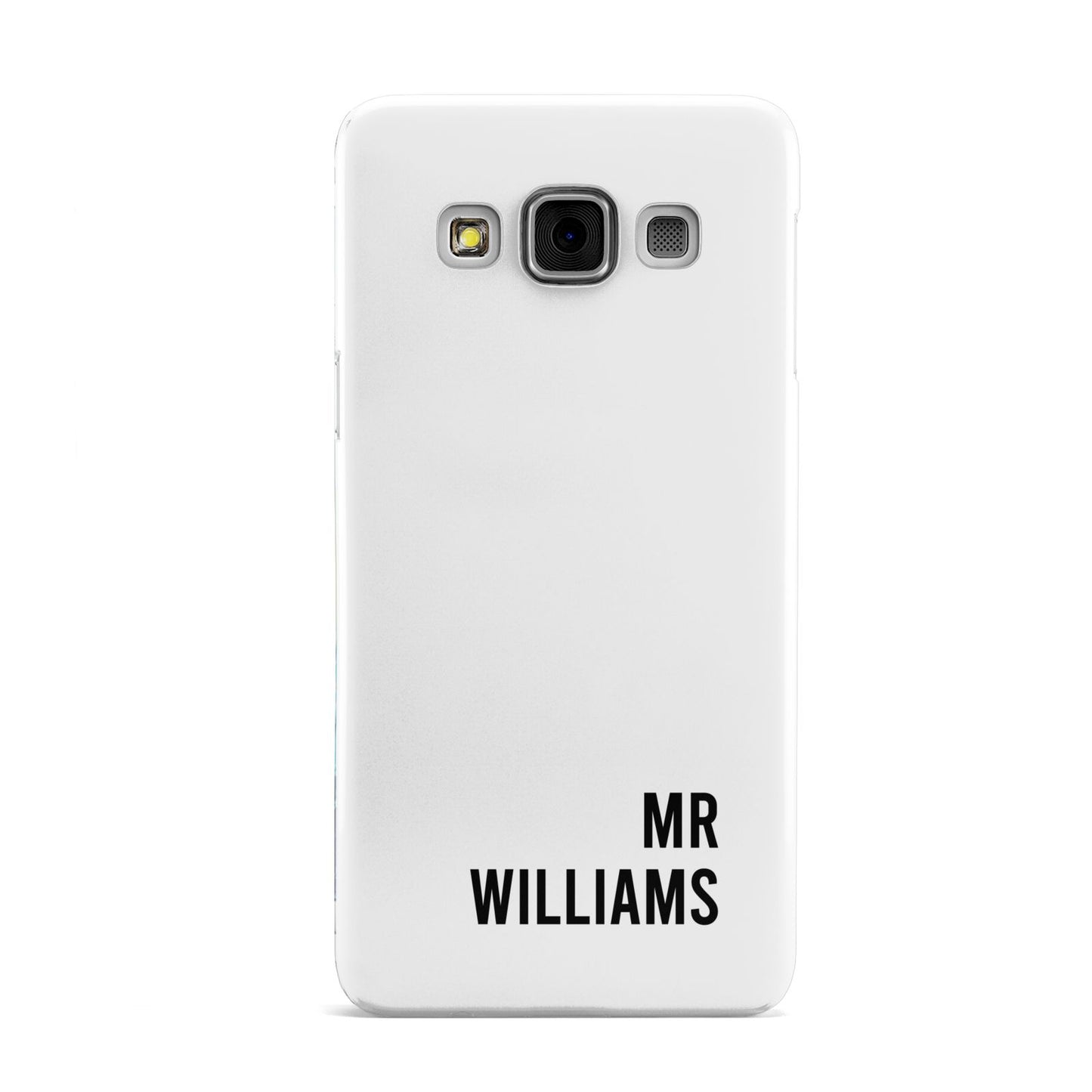 Personalised Mr Surname Samsung Galaxy A3 Case