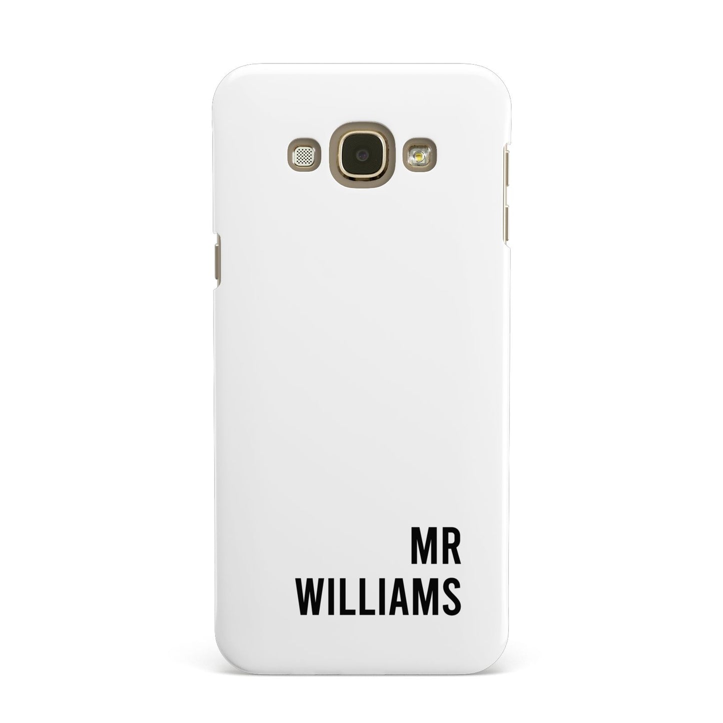 Personalised Mr Surname Samsung Galaxy A8 Case