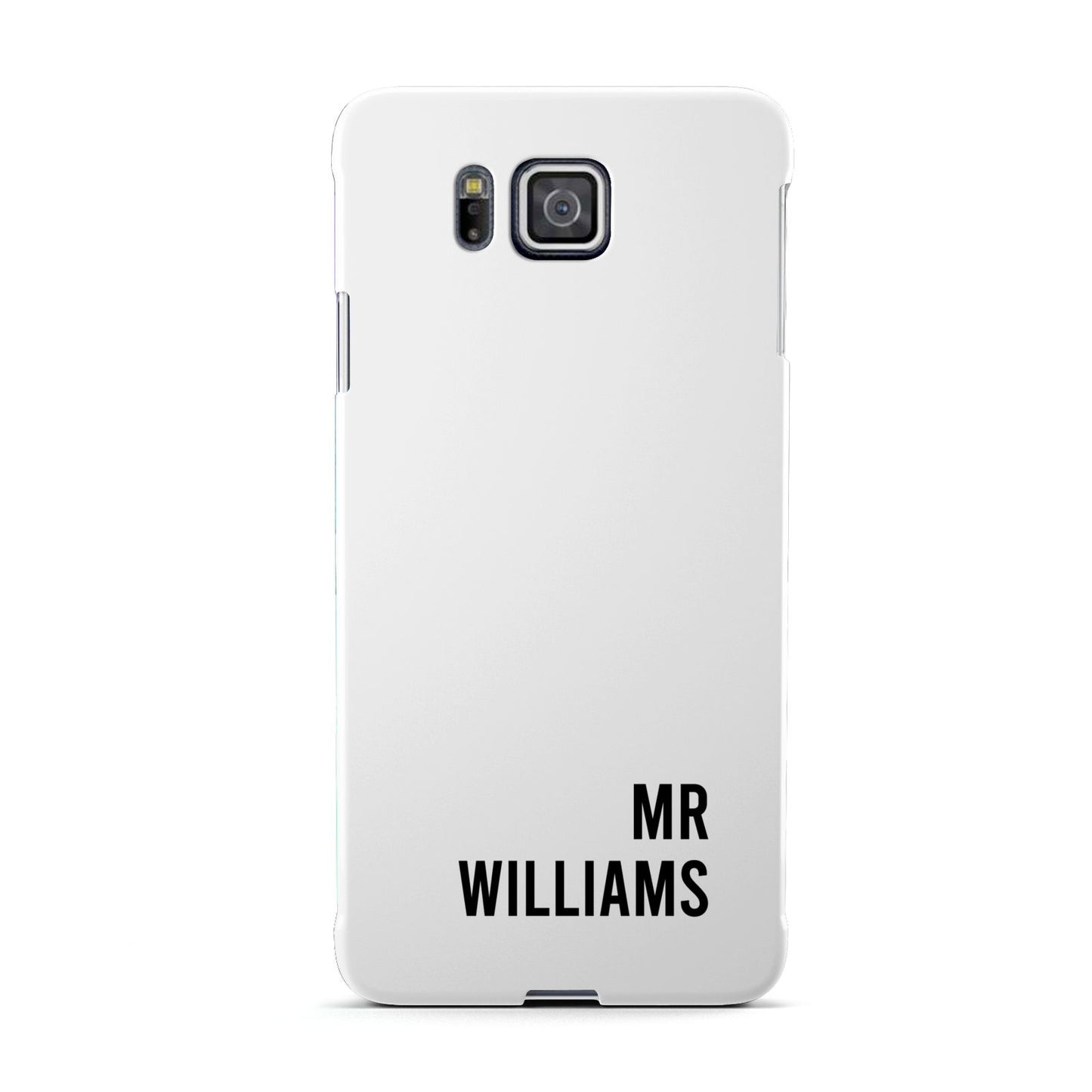 Personalised Mr Surname Samsung Galaxy Alpha Case