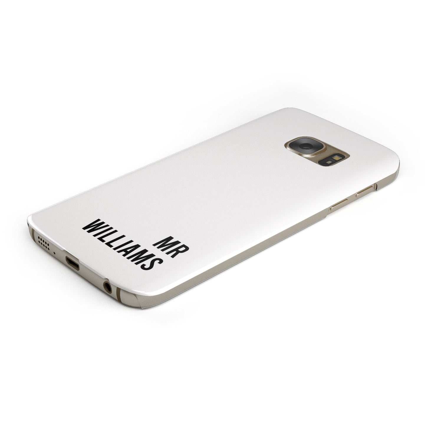 Personalised Mr Surname Samsung Galaxy Case Bottom Cutout