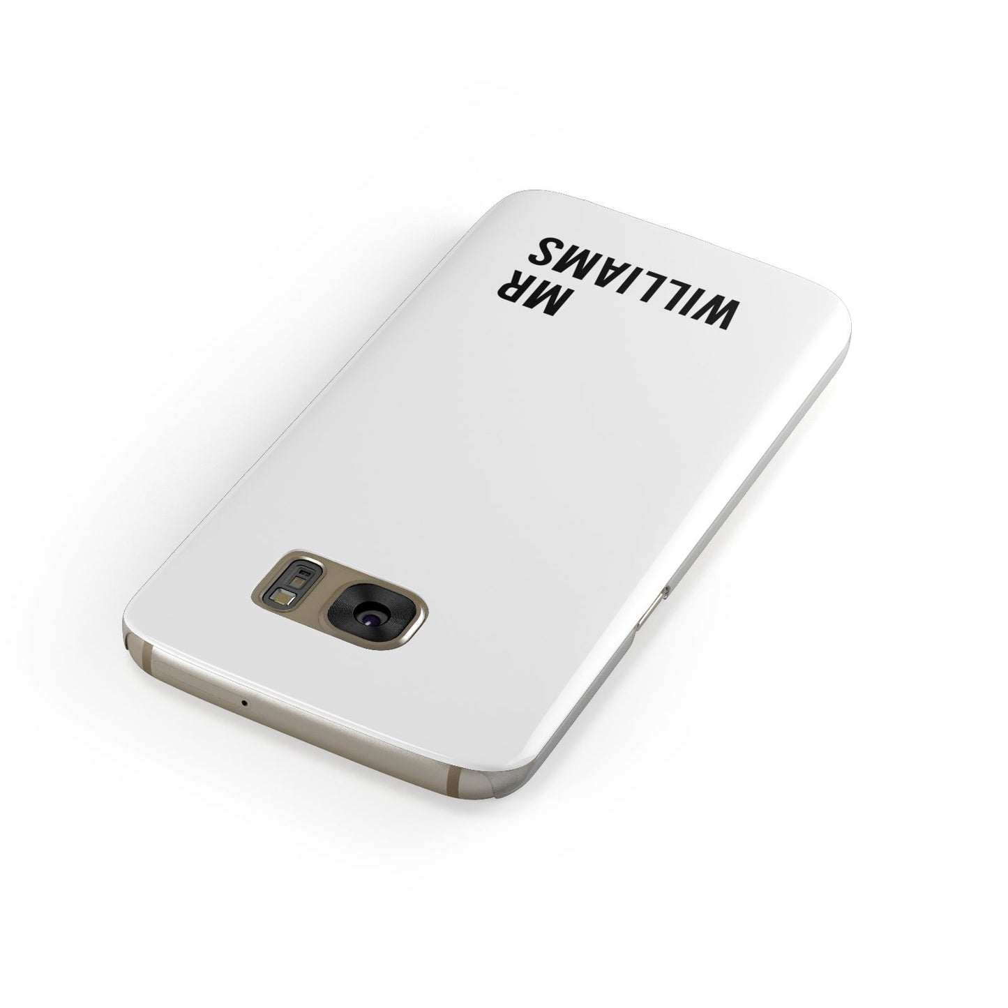 Personalised Mr Surname Samsung Galaxy Case Front Close Up