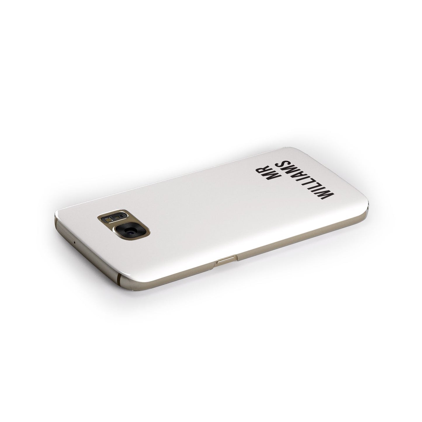 Personalised Mr Surname Samsung Galaxy Case Side Close Up