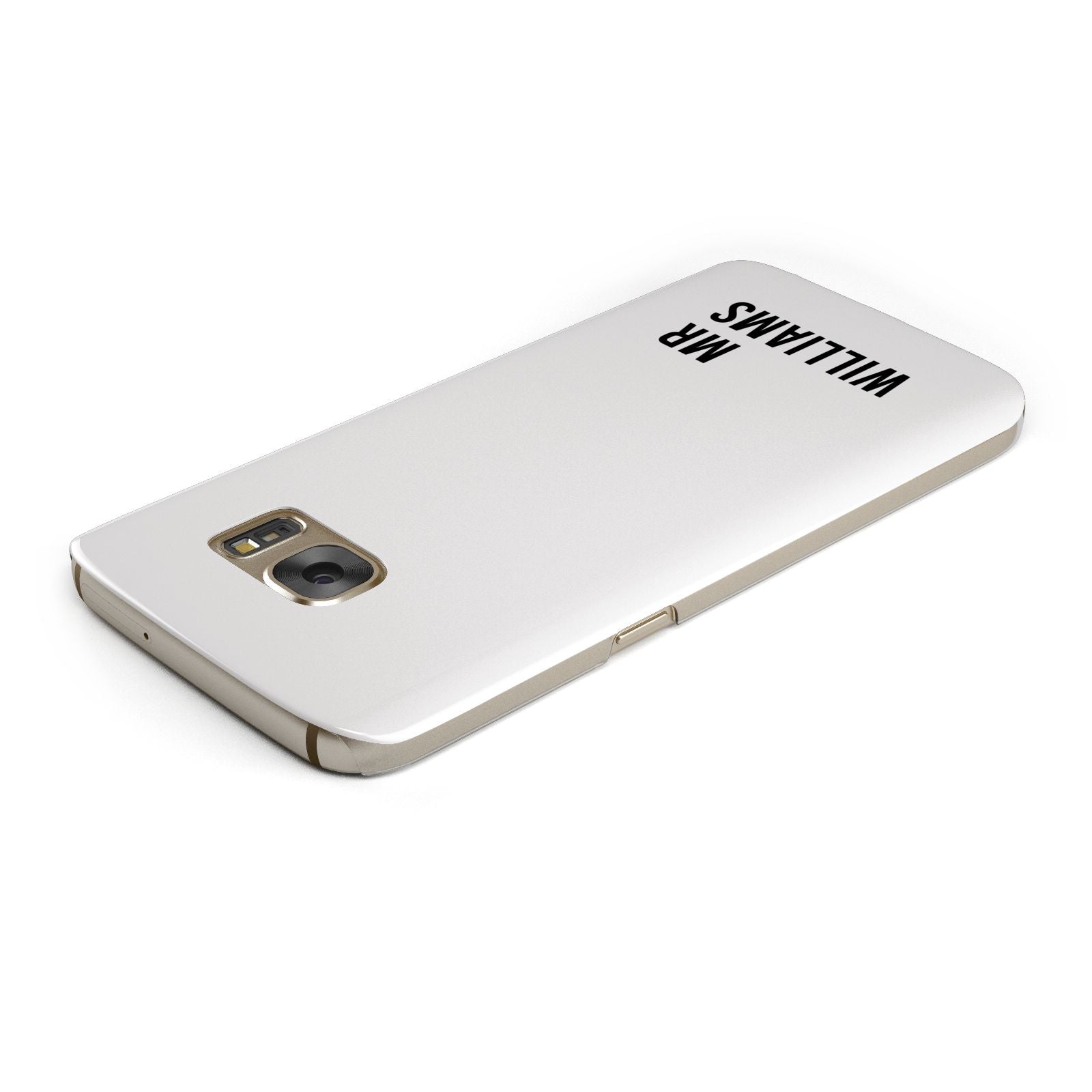 Personalised Mr Surname Samsung Galaxy Case Top Cutout