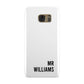 Personalised Mr Surname Samsung Galaxy Case