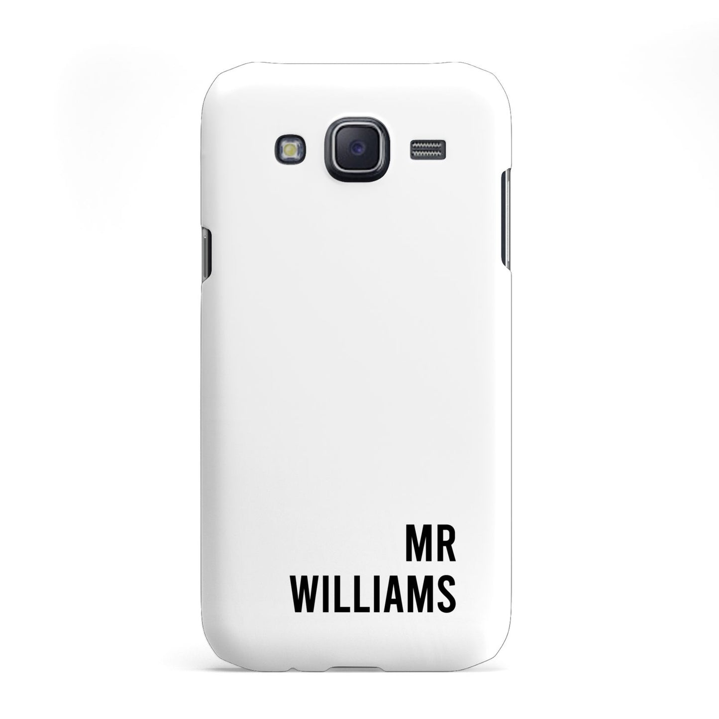 Personalised Mr Surname Samsung Galaxy J5 Case