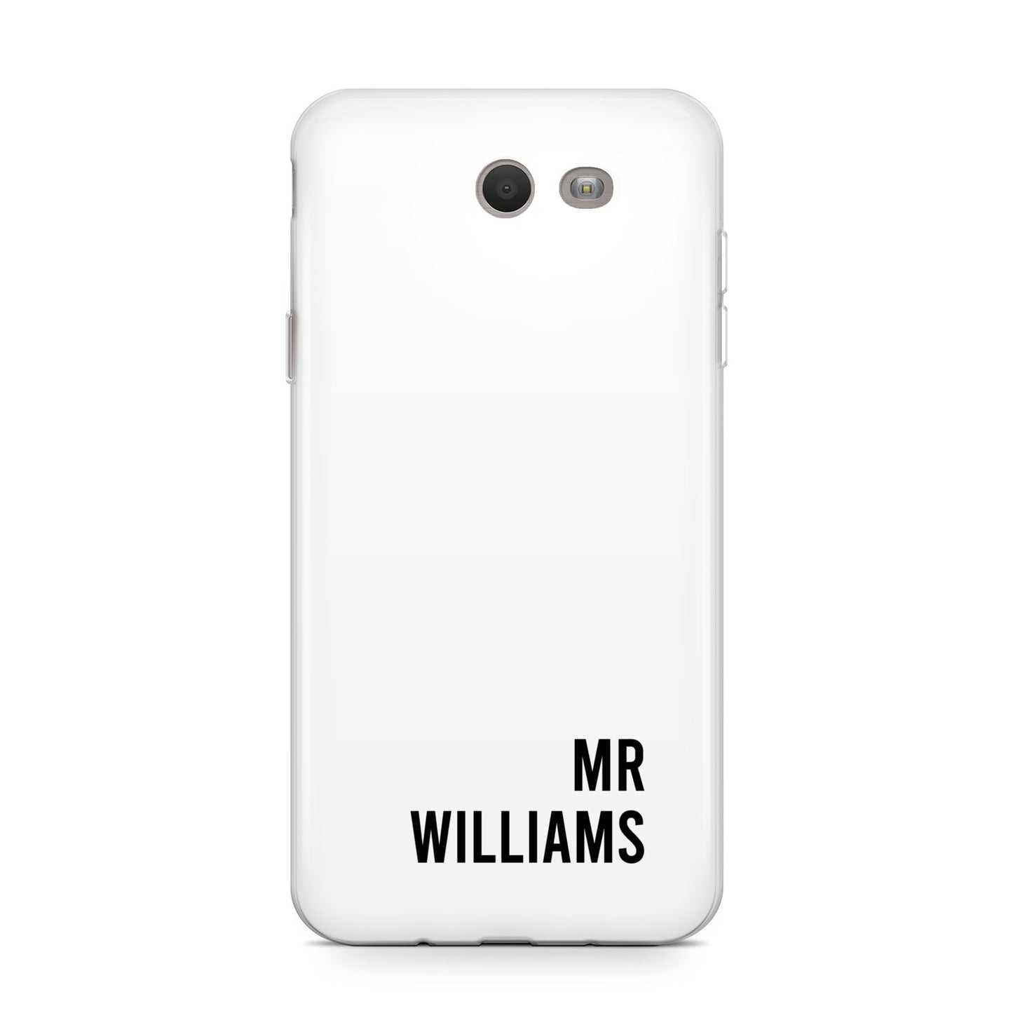 Personalised Mr Surname Samsung Galaxy J7 2017 Case