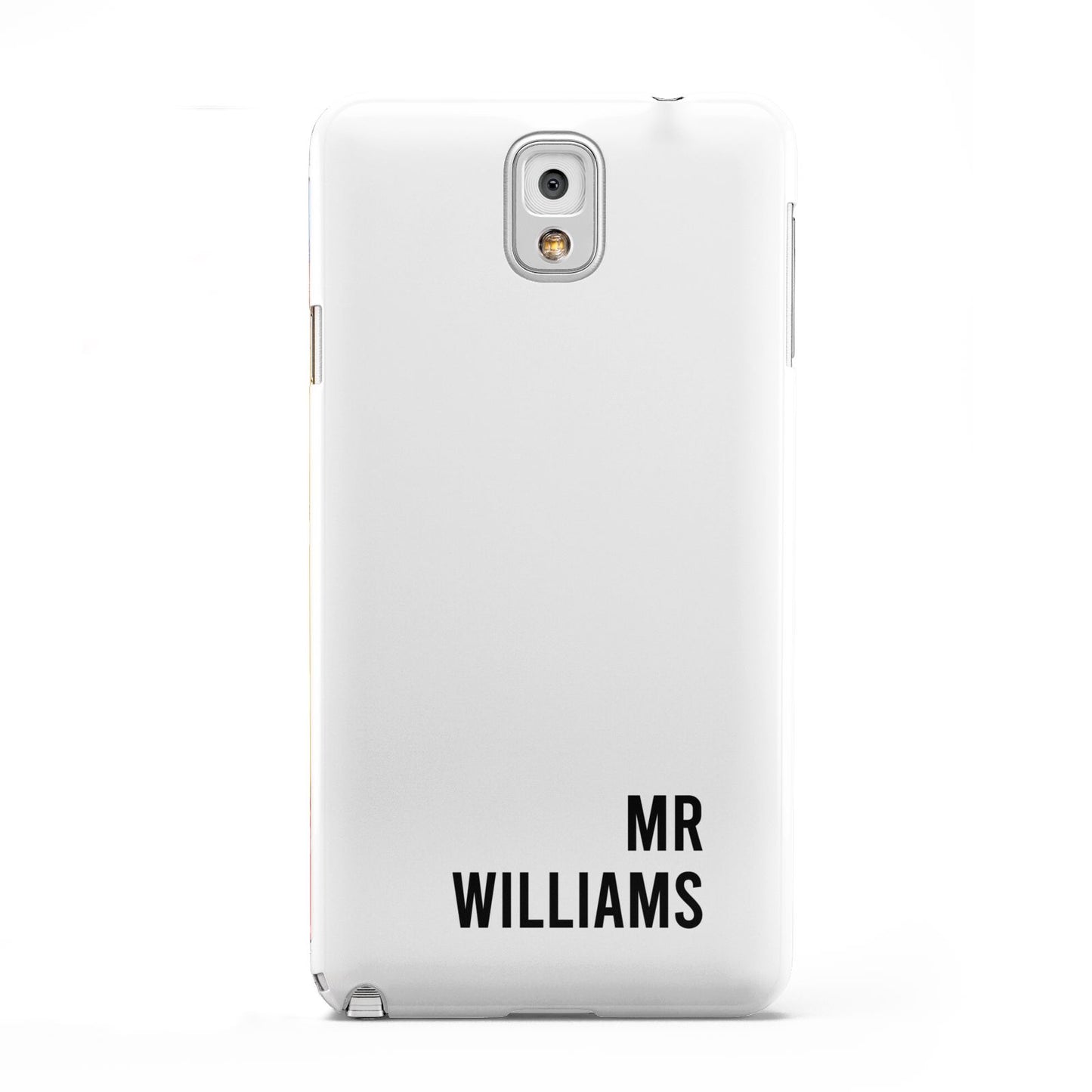 Personalised Mr Surname Samsung Galaxy Note 3 Case