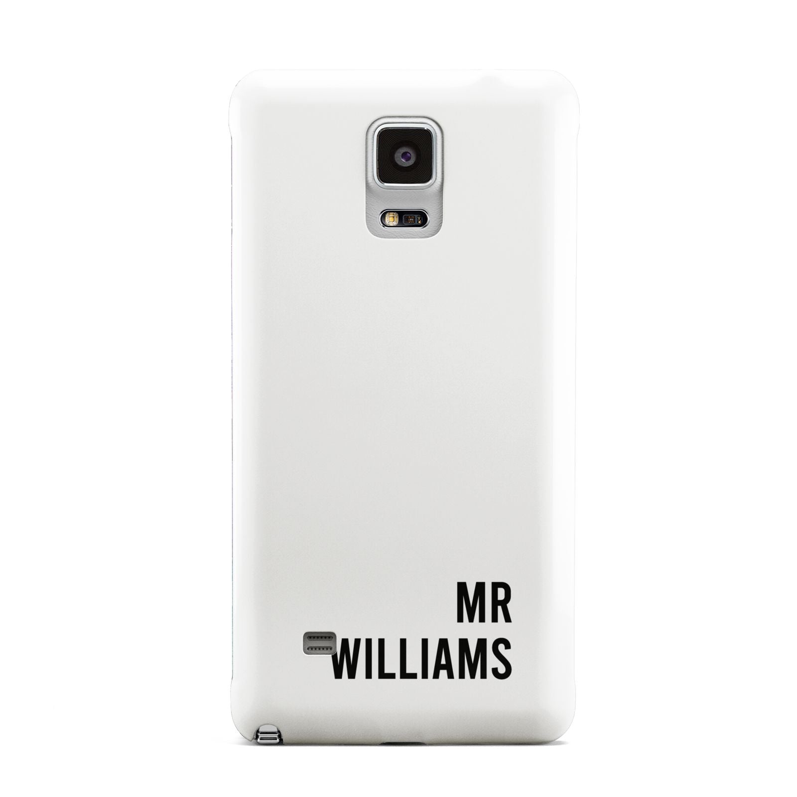 Personalised Mr Surname Samsung Galaxy Note 4 Case