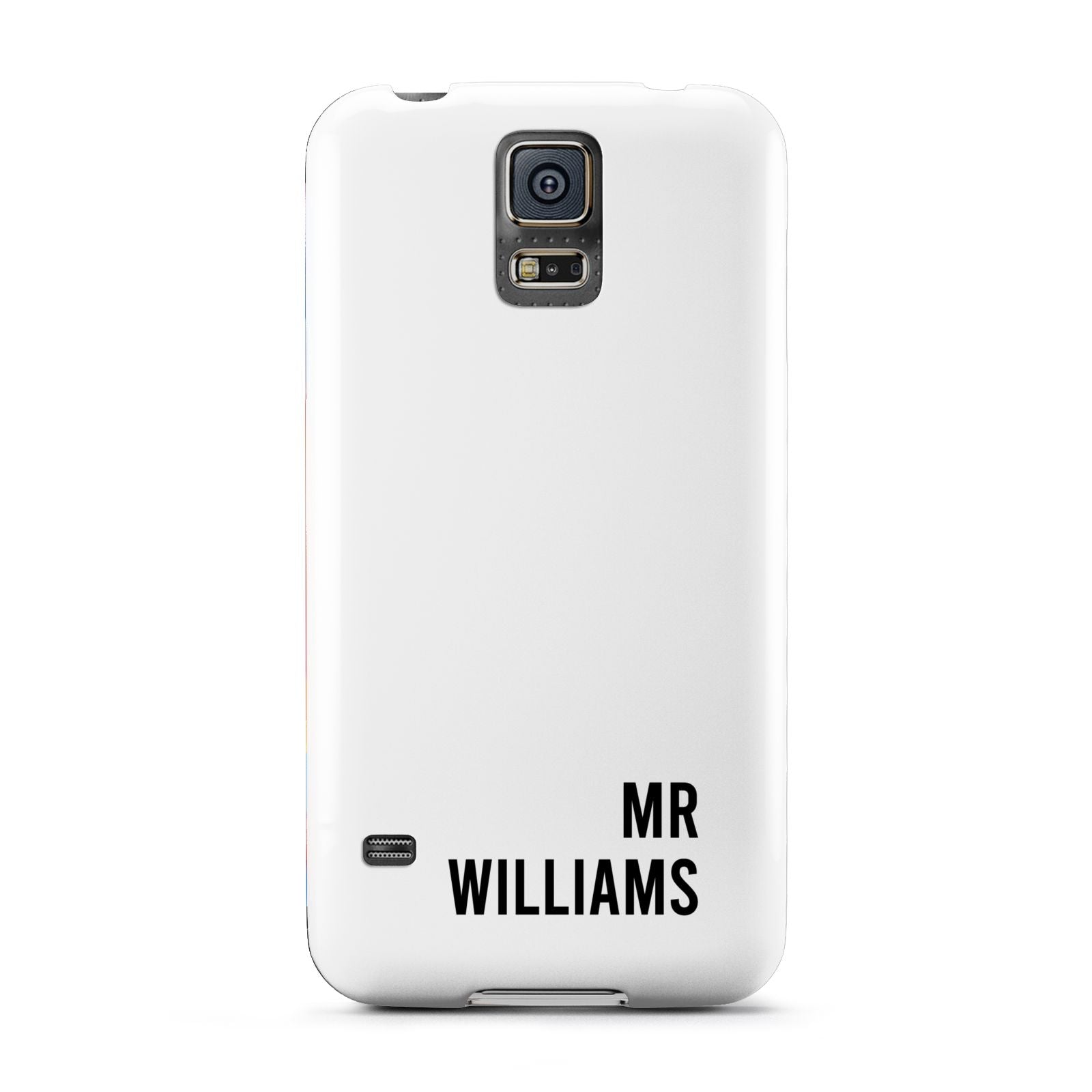 Personalised Mr Surname Samsung Galaxy S5 Case