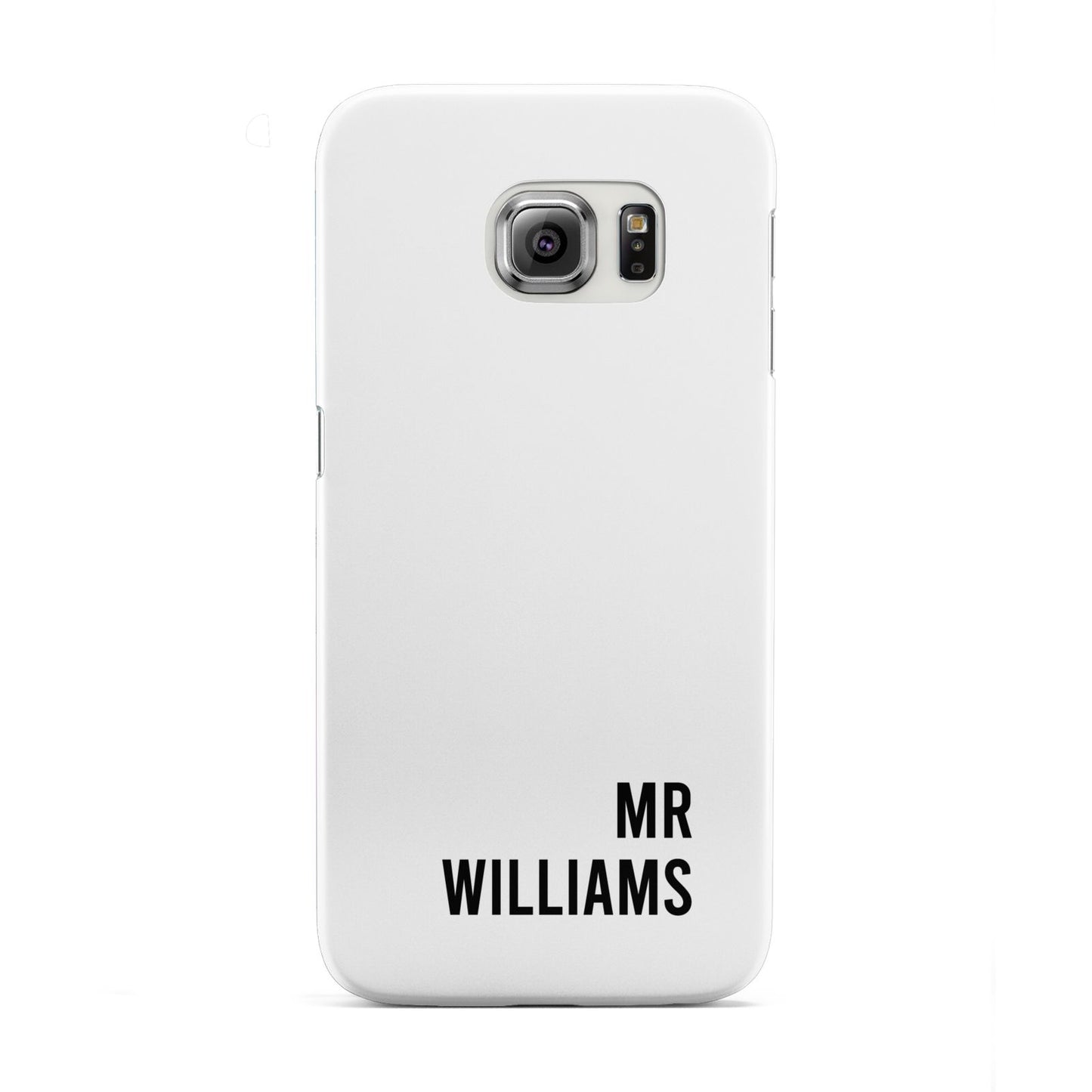 Personalised Mr Surname Samsung Galaxy S6 Edge Case