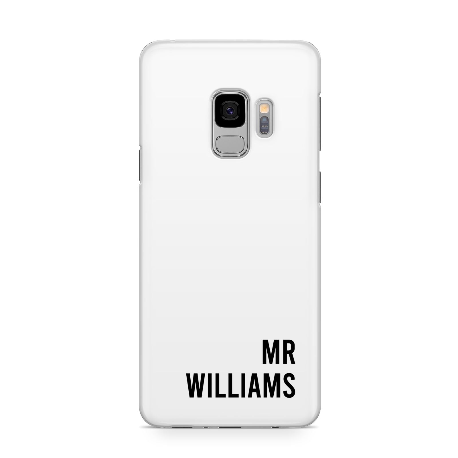 Personalised Mr Surname Samsung Galaxy S9 Case