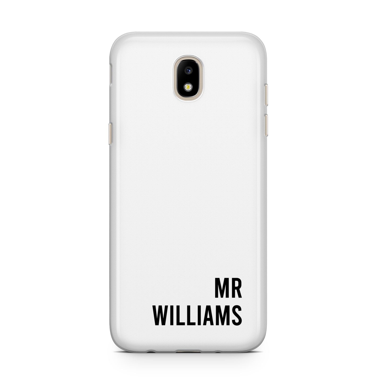 Personalised Mr Surname Samsung J5 2017 Case
