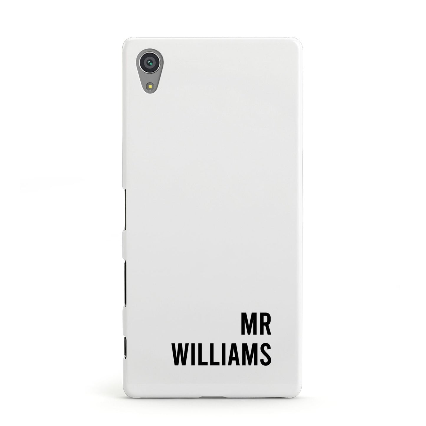 Personalised Mr Surname Sony Xperia Case