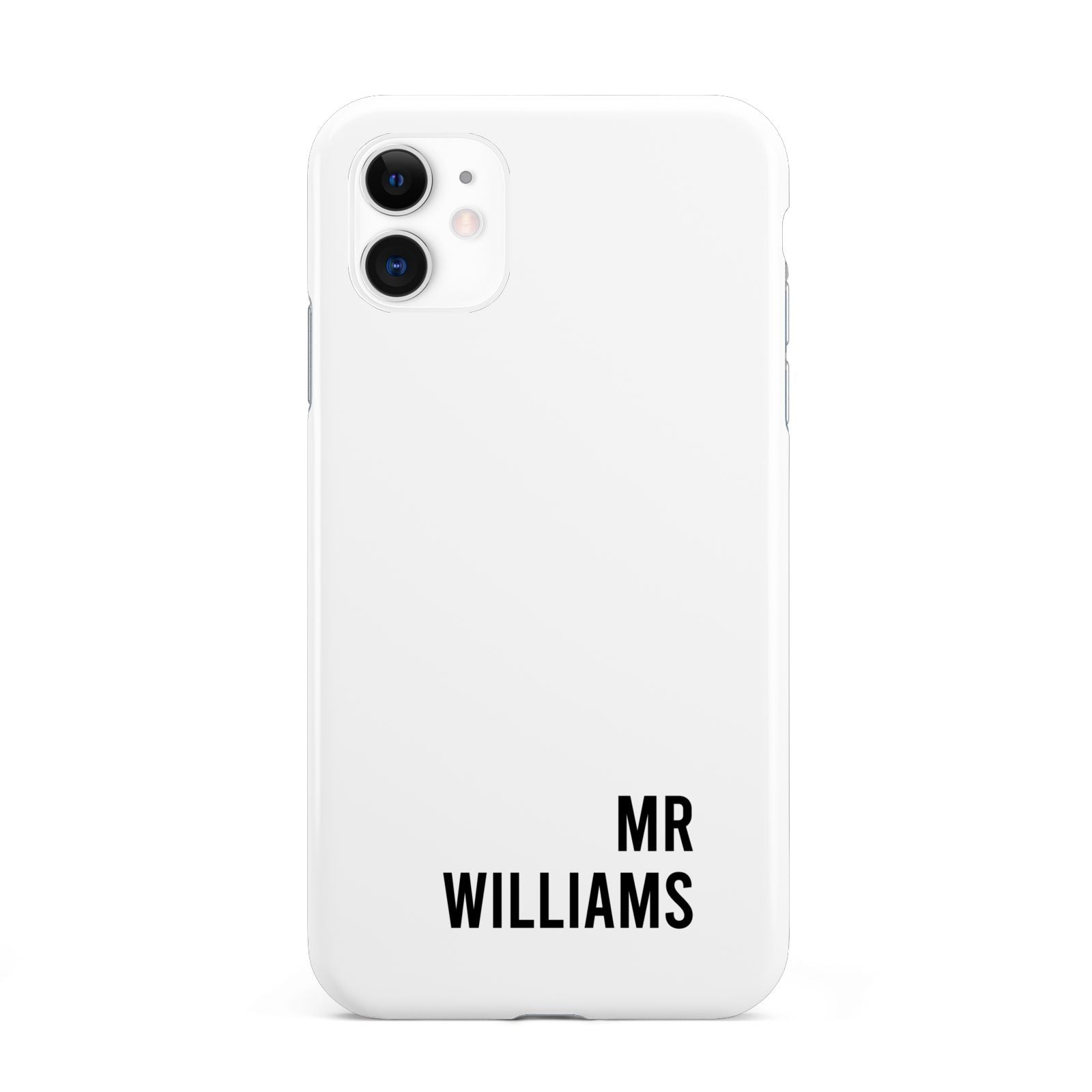 Personalised Mr Surname iPhone 11 3D Tough Case