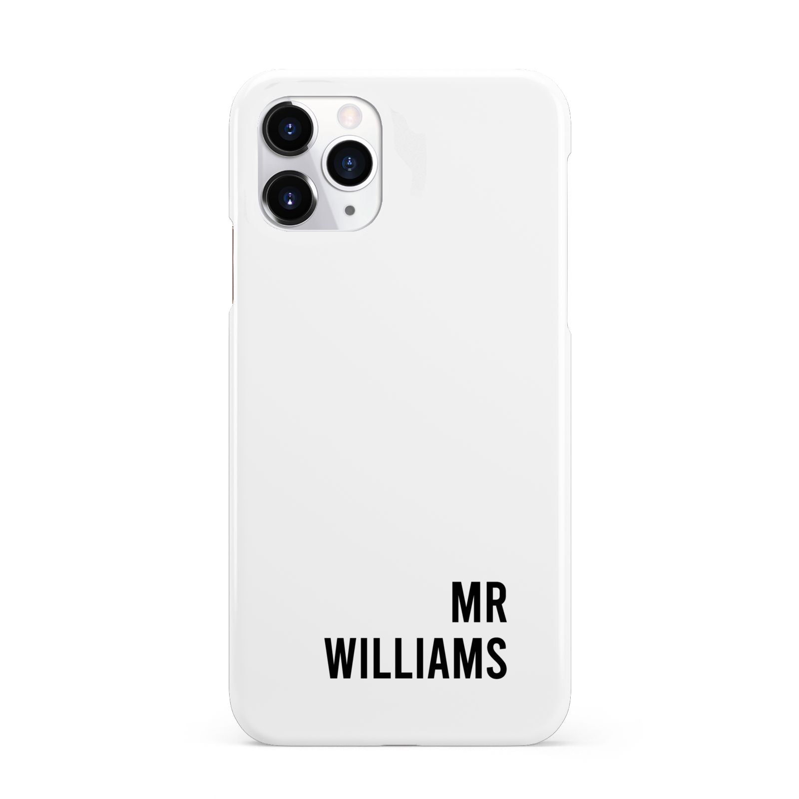 Personalised Mr Surname iPhone 11 Pro 3D Snap Case