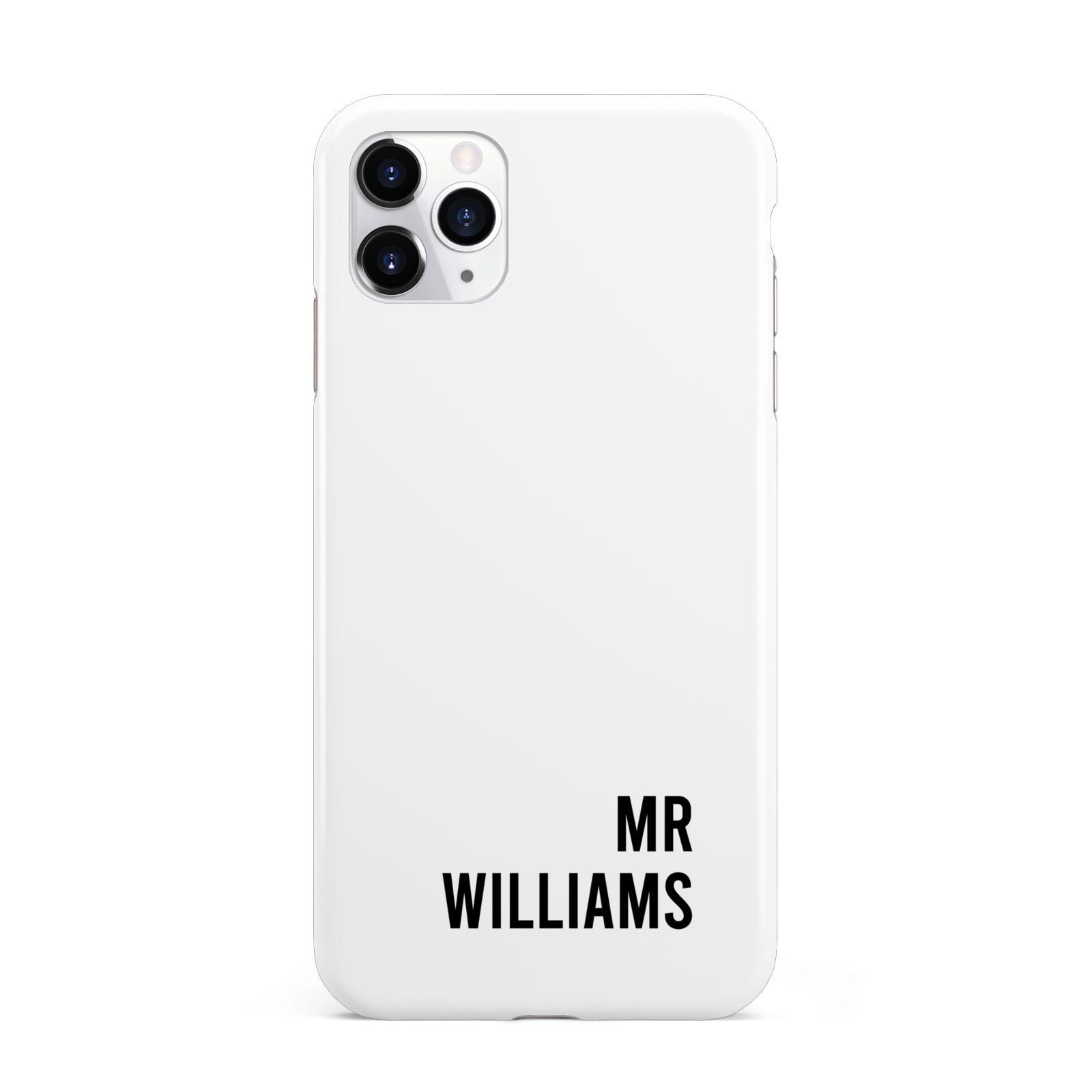 Personalised Mr Surname iPhone 11 Pro Max 3D Tough Case