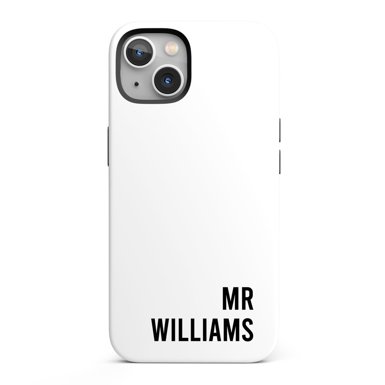 Personalised Mr Surname iPhone 13 Full Wrap 3D Tough Case