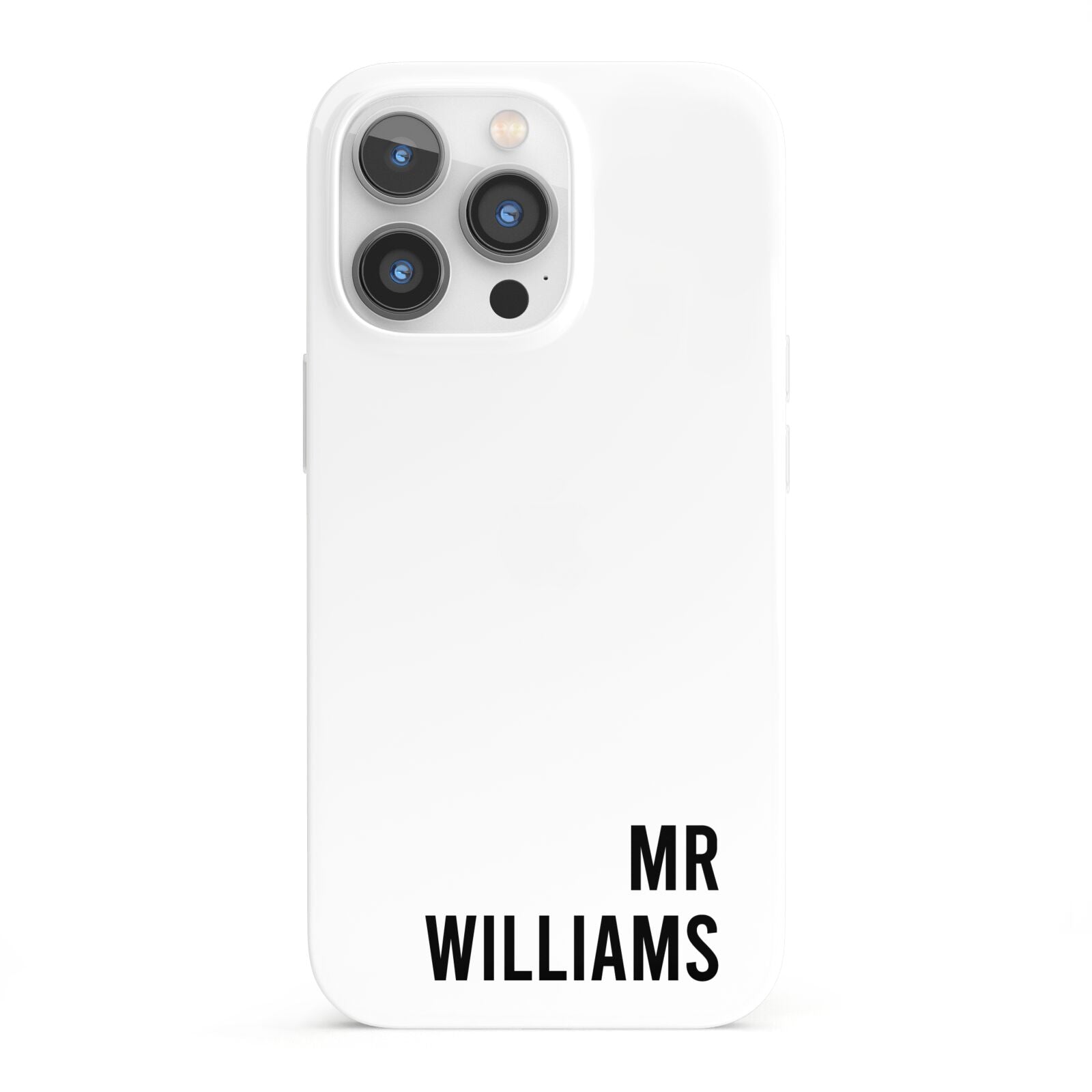 Personalised Mr Surname iPhone 13 Pro Full Wrap 3D Snap Case